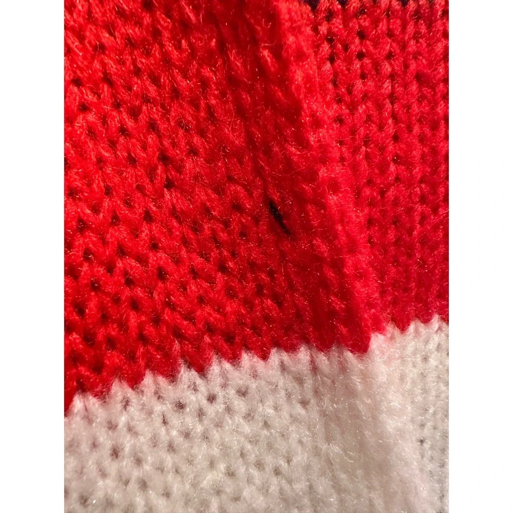 Rolla's Covergirl Gigi Knit Sweater Large Striped Wool‎ Blend Balloon Sleeves